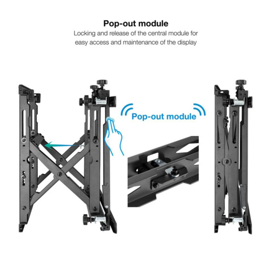 SOPORTE VIDEO WALL TOOQ TQVW4571T VESA Soportes monitores  tv