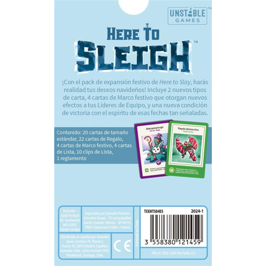 JUEGO MESA HERE TO SLEIGH Juegos de mesa JUEGO MESA HERE TO SLEIGH Juegos de mesa