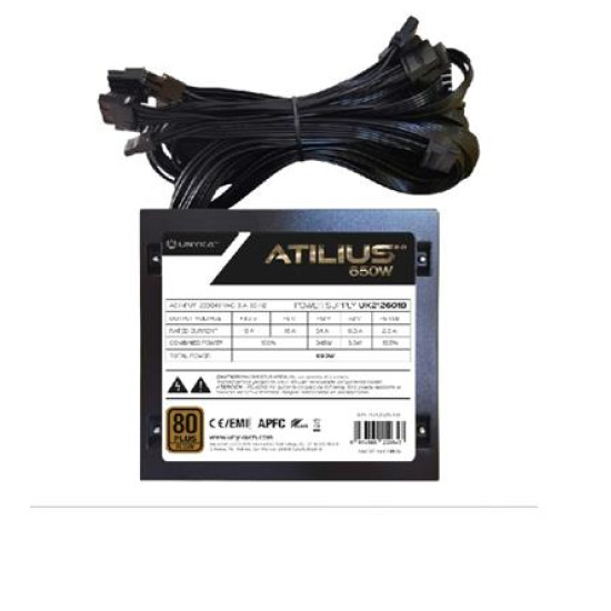 FUENTE ALIMENTACION UNYKACH GAMING ATILIUS 2.0 Fuentes de alimentación FUENTE ALIMENTACION UNYKACH GAMING ATILIUS 2.0 Fuentes de alimentación