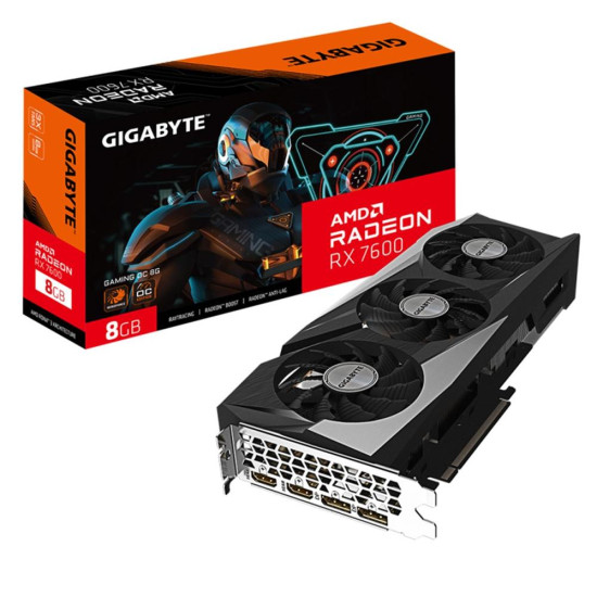 TARJETA GRAFICA GIGABYTE RADEON RX 7600 Tarjetas gráficas TARJETA GRAFICA GIGABYTE RADEON RX 7600 Tarjetas gráficas