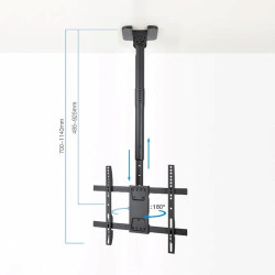 SOPORTE TECHO TOOQ VESA HASTA 75 PULGADAS
