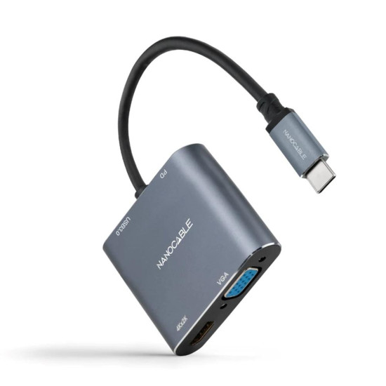 CONVERSOR NANOCABLE USB TIPO C A Cables audio  vídeo