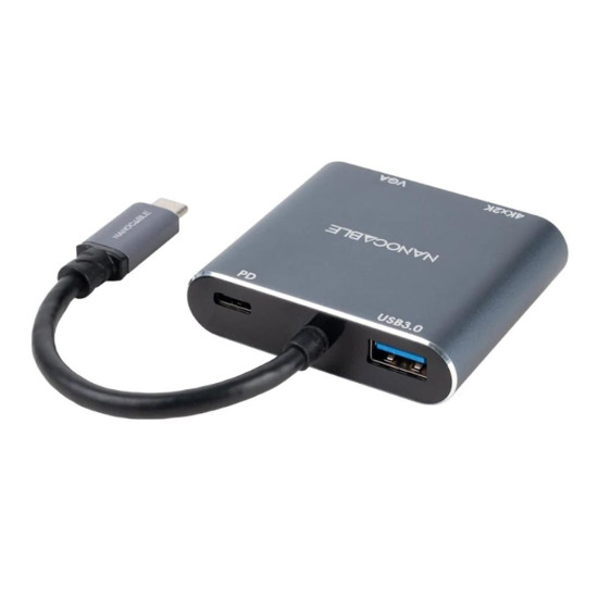 CONVERSOR NANOCABLE USB TIPO C A Cables audio  vídeo