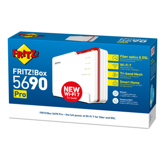 ROUTER WIFI 7 FRITZ! BOX 5690 Routers ROUTER WIFI 7 FRITZ! BOX 5690 Routers