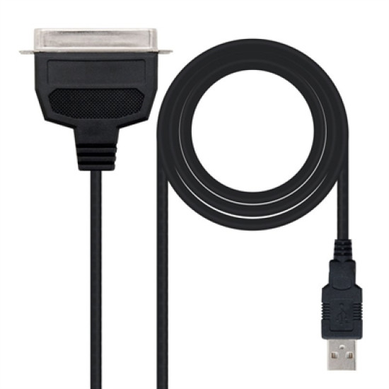 CONVERSOR NANOCABLE USB A PARALELO IMPRESORA Accesorios de portátiles