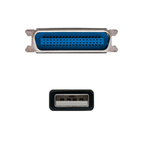 CONVERSOR NANOCABLE USB A PARALELO IMPRESORA Accesorios de portátiles