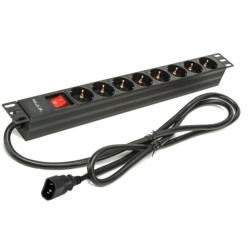 REGLETA PHASAK 8 TOMAS CON INTERRUPTOR