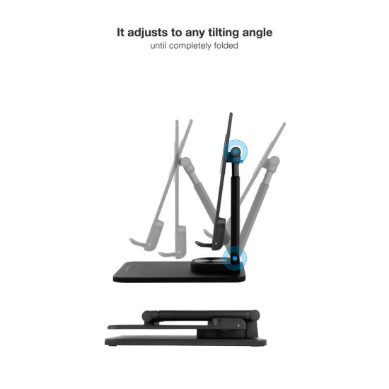 SOPORTE TOOQ PLEGABLE TABLET HASTA 12.9 PULGADAS Soportes monitores  tv