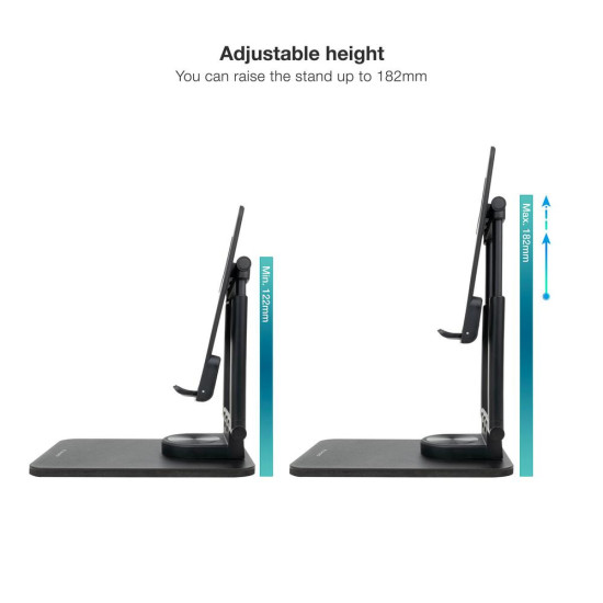 SOPORTE TOOQ PLEGABLE TABLET HASTA 12.9 PULGADAS Soportes monitores  tv