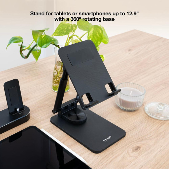 SOPORTE TOOQ PLEGABLE TABLET HASTA 12.9 PULGADAS Soportes monitores  tv