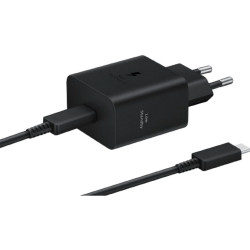 CARGADOR SAMSUNG USB - C 45W NEGRO CON