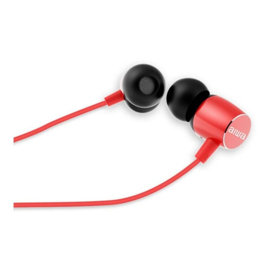 AURICULARES AIWA ESTM - 30RD JACK 3.5MM ROJO Auriculares AURICULARES AIWA ESTM - 30RD JACK 3.5MM ROJO Auriculares