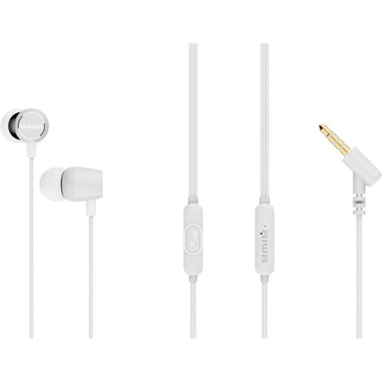 AURICULAR AIWA ESTM - 30WT JACK 3.5MM BLANCO Auriculares AURICULAR AIWA ESTM - 30WT JACK 3.5MM BLANCO Auriculares