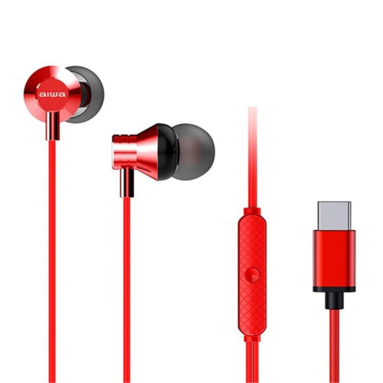 AURICULARES AIWA ESTM - 50USB - C RD USB TIPO Auriculares AURICULARES AIWA ESTM - 50USB - C RD USB TIPO Auriculares