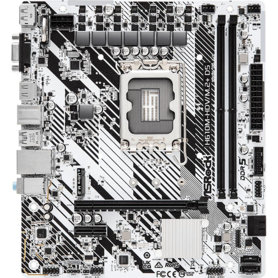 PLACA BASE ASROCK H610M - HDV M 1700 Placas base PLACA BASE ASROCK H610M - HDV M 1700 Placas base