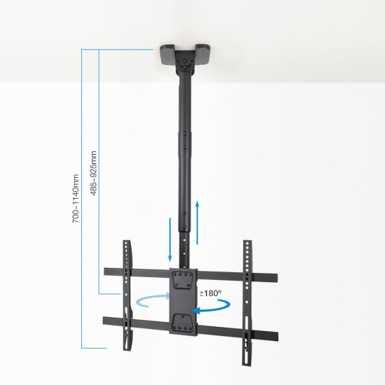 SOPORTE TECHO TOOQ VESA HASTA 86 PULGADAS Soportes monitores tv SOPORTE TECHO TOOQ VESA HASTA 86 PULGADAS Soportes monitores tv