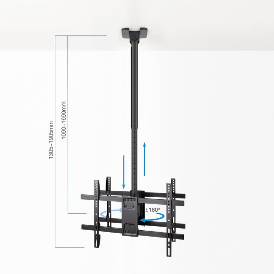 SOPORTE TECHO DOBLE TOOQ VESA HASTA Soportes monitores  tv