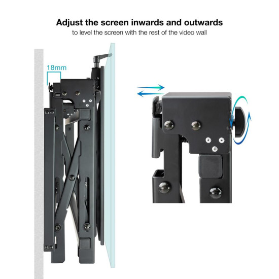 SOPORTE PARED TOOQ VESA HASTA 70 PULGADAS Soportes monitores tv SOPORTE PARED TOOQ VESA HASTA 70 PULGADAS Soportes monitores tv