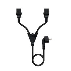 CABLE ALIMENTACION SCHUKO A 2X C13