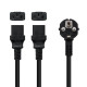 CABLE ALIMENTACION SCHUKO A 2X C13 Accesorios de portátiles CABLE ALIMENTACION SCHUKO A 2X C13 Accesorios de portátiles