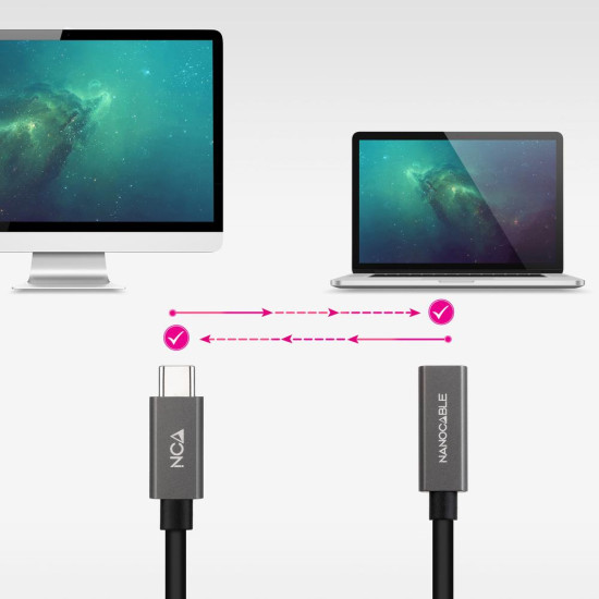 CABLE USB TIPO C NANOCABLE 0.5M Cable de datos CABLE USB TIPO C NANOCABLE 0.5M Cable de datos