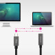 CABLE USB TIPO C NANOCABLE 0.5M Cable de datos CABLE USB TIPO C NANOCABLE 0.5M Cable de datos