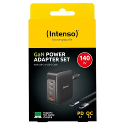CARGADOR PARED INTENSO GAN W140A3C 3X