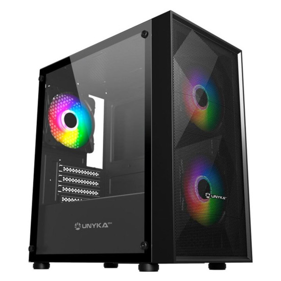 CAJA ORDENADOR GAMING UNYKA MIR B200 Cajas CAJA ORDENADOR GAMING UNYKA MIR B200 Cajas