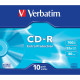 VERBATIM CD - R 700MB 52X TARRINA 10 Cd  dvd  disquetes vírgenes