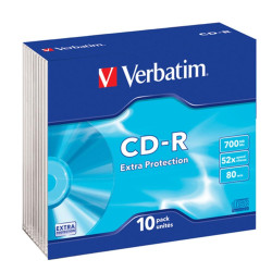 VERBATIM CD - R 700MB 52X TARRINA 10