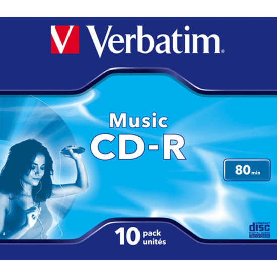 VERBATIM CD - R 700MB 16X TARRINA 10 Cd  dvd  disquetes vírgenes