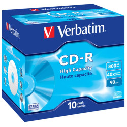 VERBATIM CD - R 800MB 40X TARRINA 10