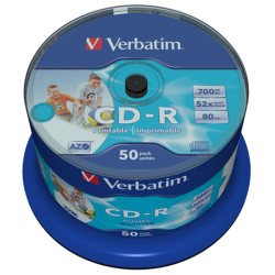 VERBATIM CD - R 700MB 52X TARRINA 50