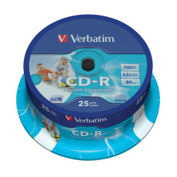 VERBATIM CD - R 700MB 52X TARRINA 25