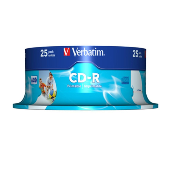 VERBATIM CD - R 700MB 52X TARRINA 25 Cd  dvd  disquetes vírgenes