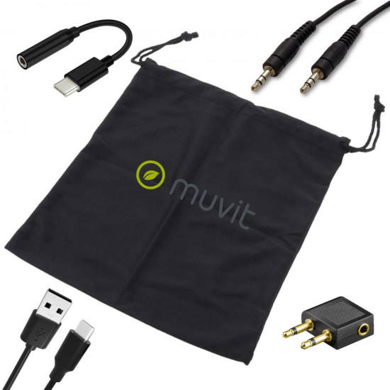 AURICULARES MUVIT ANC INALAMBRICO BLANCO Auriculares AURICULARES MUVIT ANC INALAMBRICO BLANCO Auriculares
