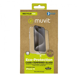 FUNDA MUVIT RECYCLETEK APPLE IPHONE 16