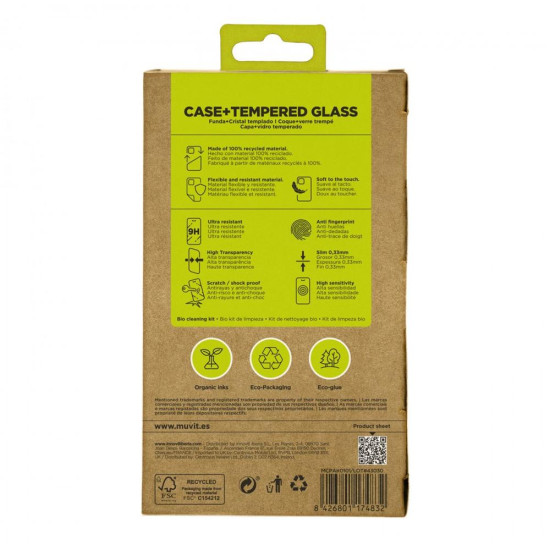 FUNDA MUVIT RECYCLETEK APPLE IPHONE 16 Fundas y carcasas para moviles