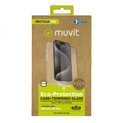 FUNDA MUVIT RECYCLETEK APPLE IPHONE 16