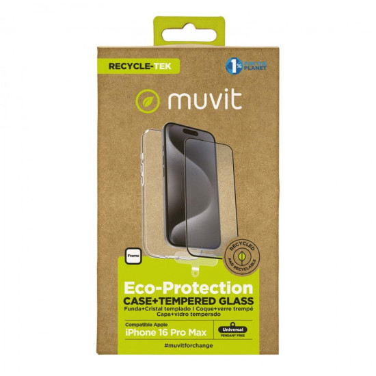 FUNDA MUVIT RECYCLETEK APPLE IPHONE 16 Fundas y carcasas para moviles