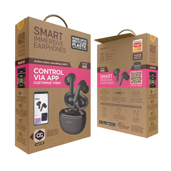 AURICULARES MUVIT IO SMART TRUE INALAMBRICO Auriculares AURICULARES MUVIT IO SMART TRUE INALAMBRICO Auriculares