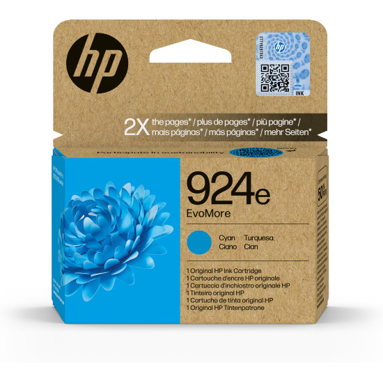 CARTUCHO TINTA HP 924E CIAN OFFICEJET Consumibles impresión de tinta CARTUCHO TINTA HP 924E CIAN OFFICEJET Consumibles impresión de tinta