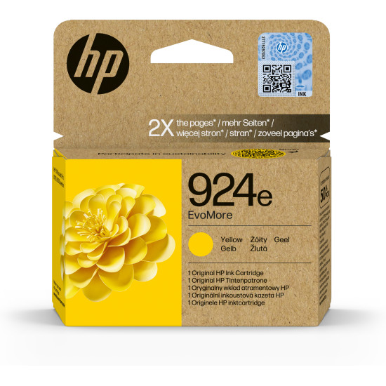 CARTUCHO TINTA HP 924E AMARILLO OFFICEJET Consumibles impresión de tinta CARTUCHO TINTA HP 924E AMARILLO OFFICEJET Consumibles impresión de tinta