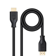 CABLE HDMI V2 NANOCABLE 1.M NEGRO