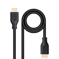 CABLE HDMI V2 NANOCABLE 1.M NEGRO