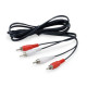 CABLE 2X RCA EQUIP 2.5M MACHO Cables audio vídeo CABLE 2X RCA EQUIP 2.5M MACHO Cables audio vídeo