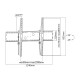 SOPORTE PARED EQUIP VESA HASTA 100 PULGADAS Soportes monitores  tv