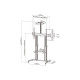 SOPORTE SUELO CON RUEDAS TV EQUIP Soportes monitores tv SOPORTE SUELO CON RUEDAS TV EQUIP Soportes monitores tv