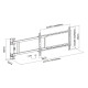 SOPORTE PARED EQUIP VESA HASTA 75 PULGADAS Soportes monitores  tv