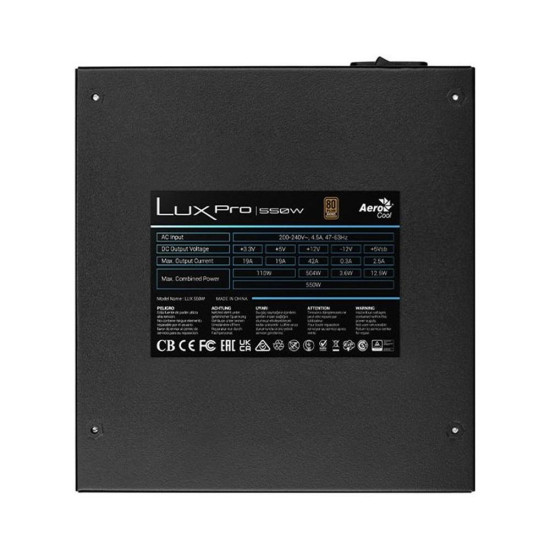 FUENTE ALIMENTACION AEROCOOL LUX PRO GAMING Fuentes de alimentación FUENTE ALIMENTACION AEROCOOL LUX PRO GAMING Fuentes de alimentación